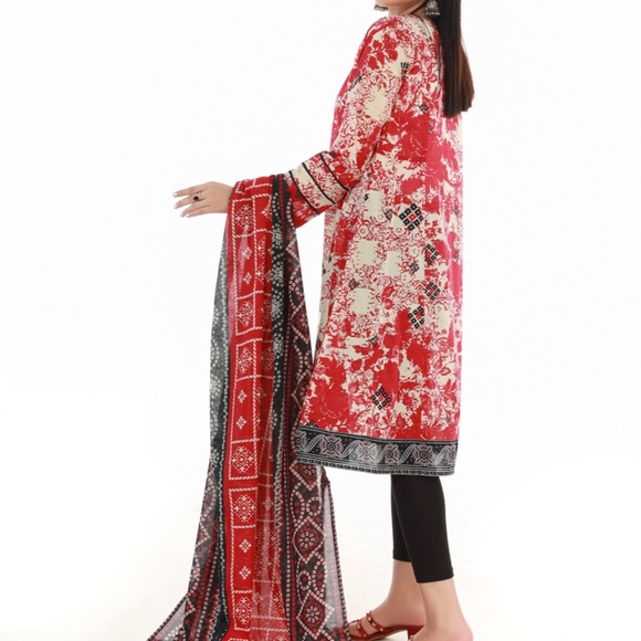 PAKISTANI SUIT SALWAR/KAMEEZ DESIGNER EDENROBE 2pc - Picture 2 of 4